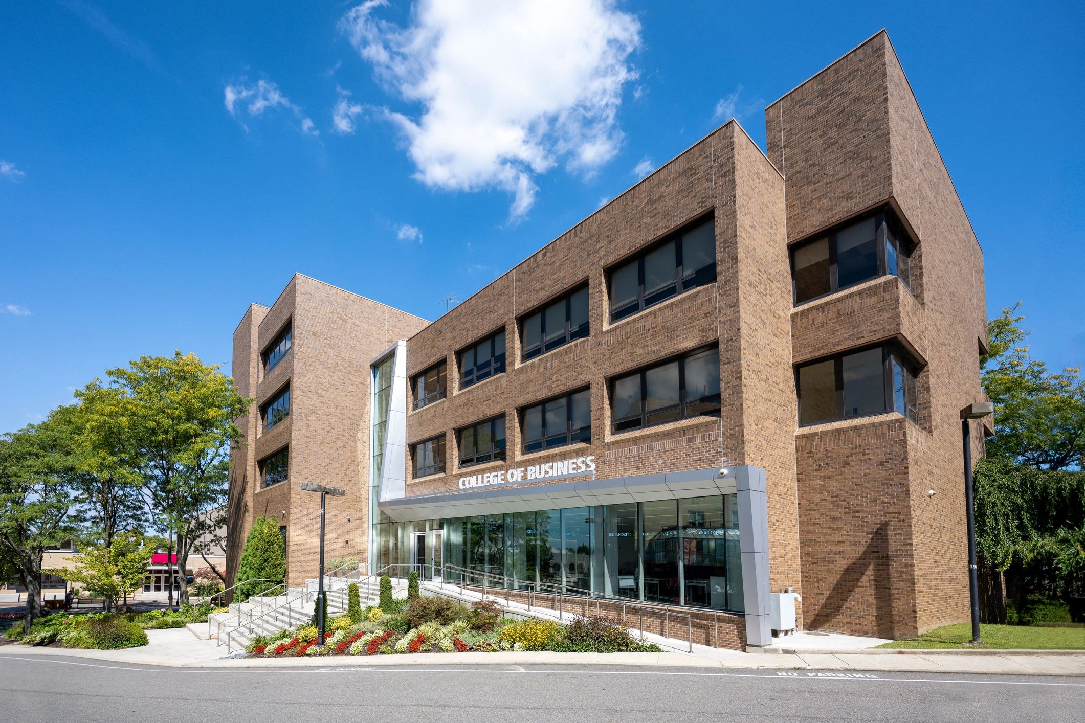 Commercial building exterior